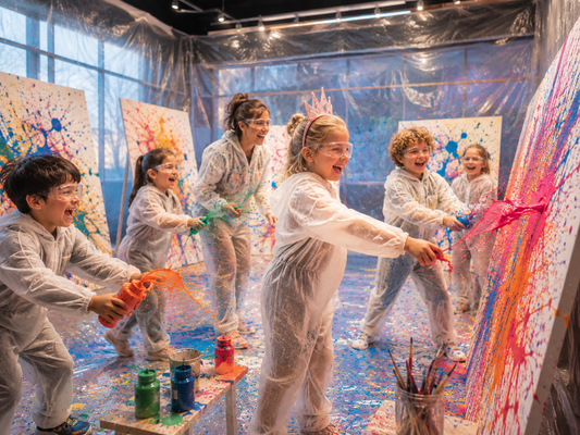 Action Painting – Kindergeburtstag