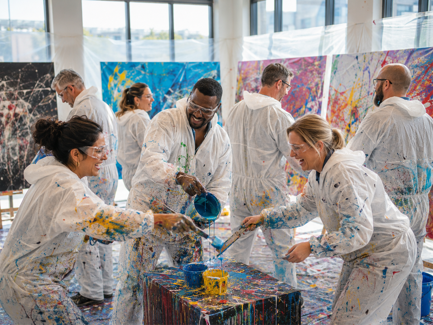 Action Painting – Firmenevent & Teambuilding